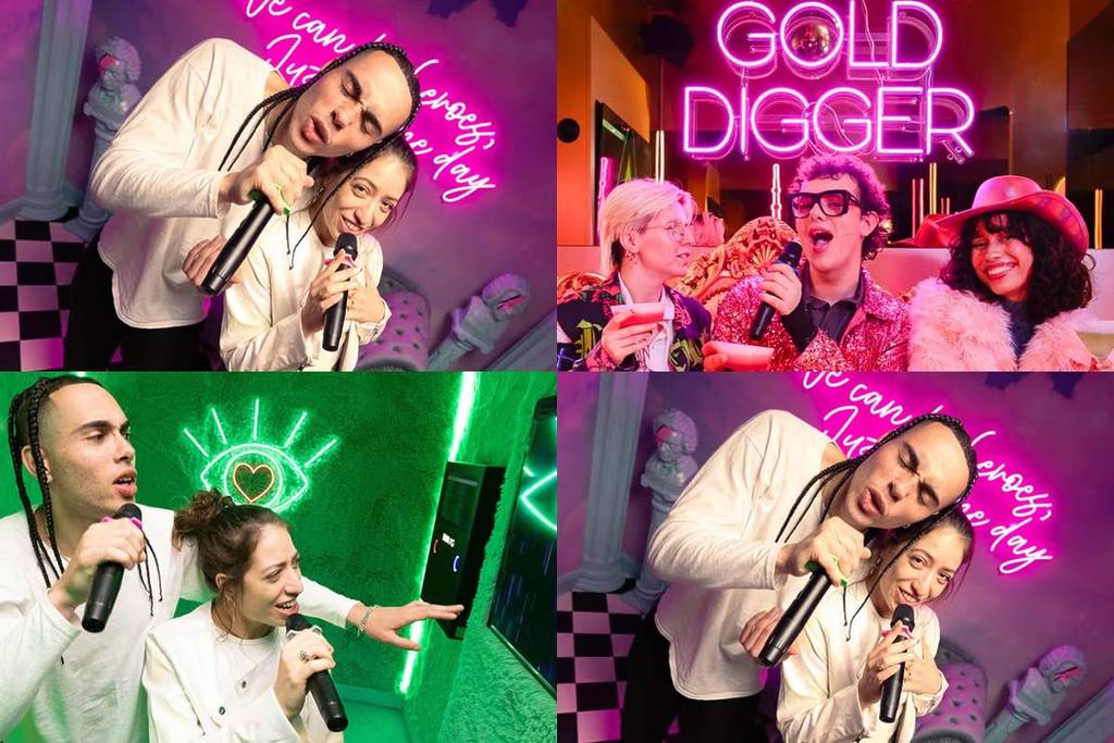 You can let loose in four different karaoke rooms in Berlin!