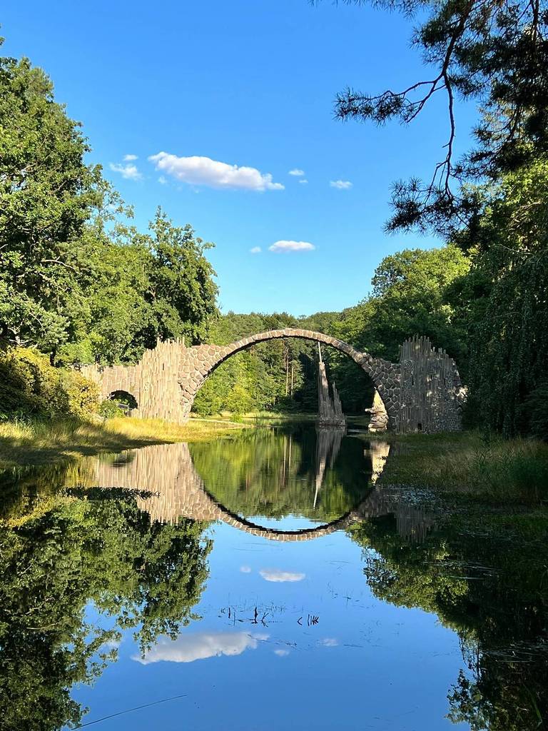 Die Teufelsbrücke in Kromlau