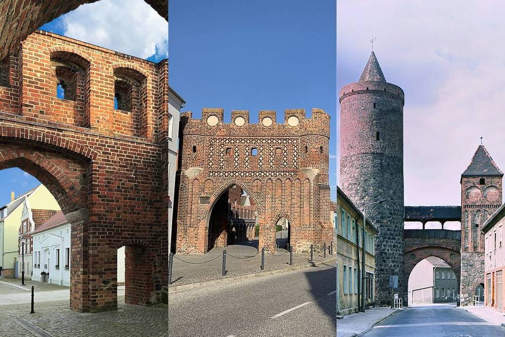 The Zinna Gate, the Neumarkt Gate, and the Damm Gate majestically frame the old town of Jüterbog.