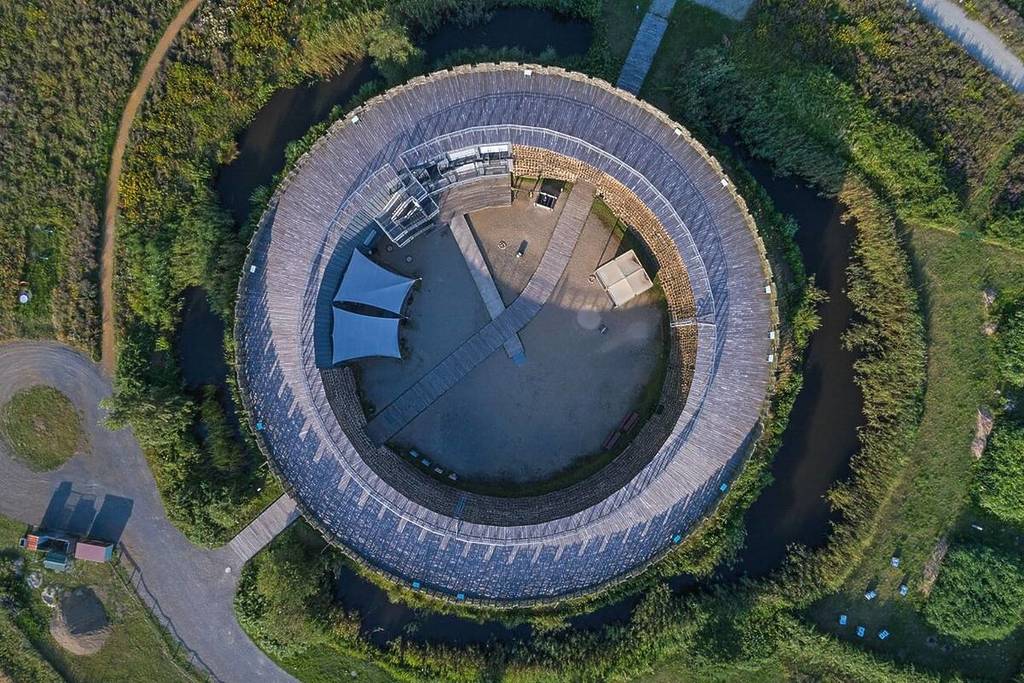 The Slavic Fortress Raddusch is perfectly circular!