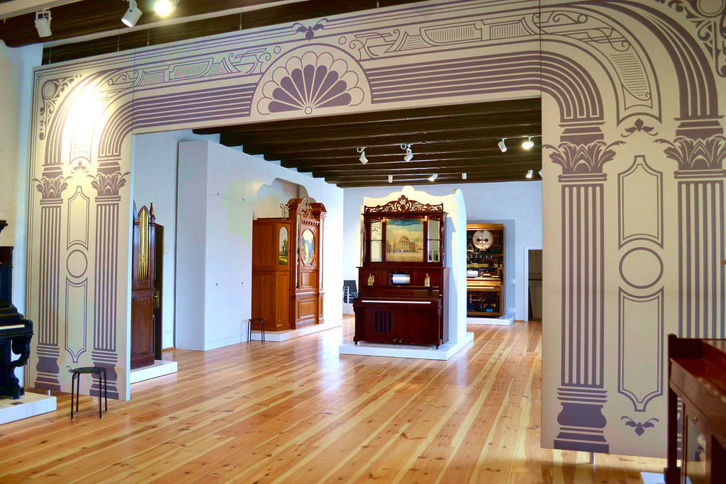Het muziekmuseum in de burcht van Beeskow