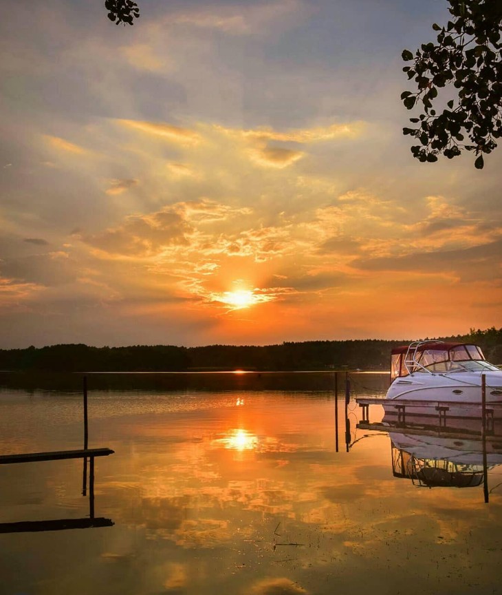 Lake Gudelack at sunset