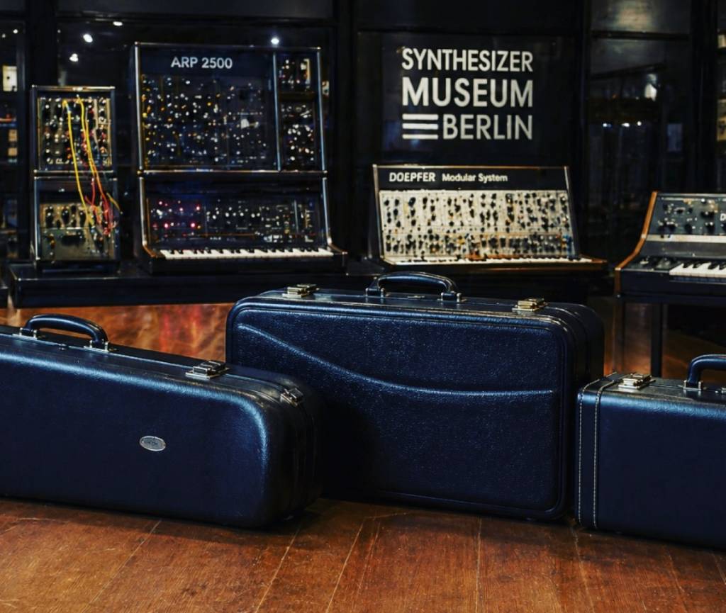 Verschiedene Instrumente im Synthmuseum in Berlin
