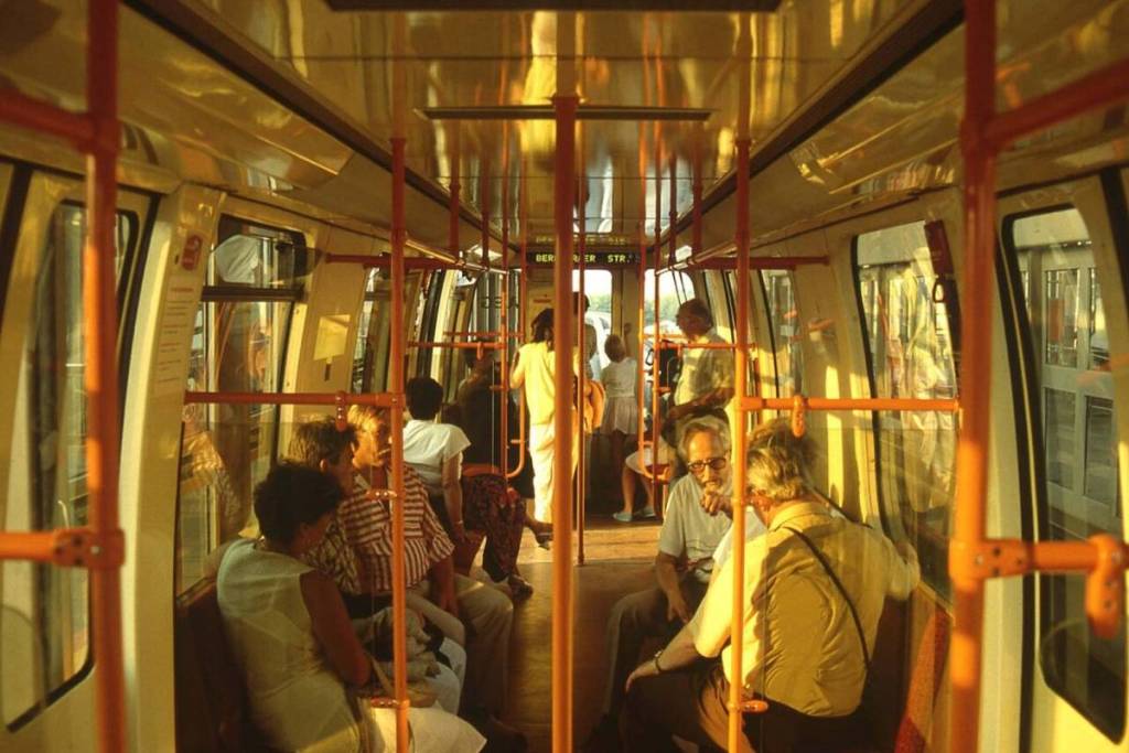 The interior of Berlin’s M-Bahn.