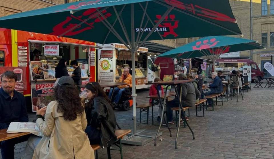 Every Sunday, a historic 19th-century brewery complex transforms into an international street food paradise featuring specialties from Korea, Brazil, and more