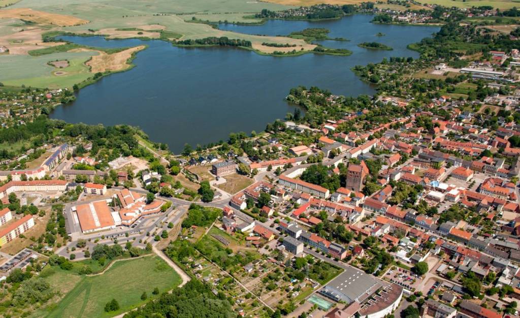 Angermünde dall’alto