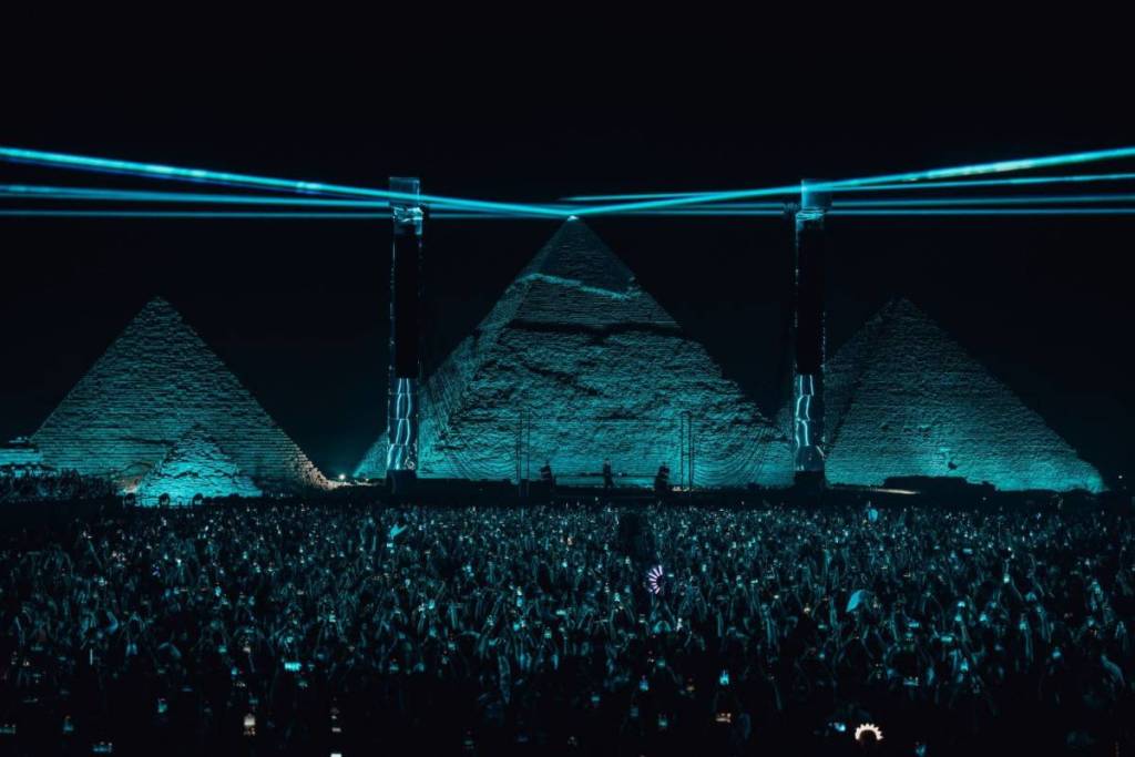 Lo Starlight Festival 2026 alle Piramidi di Giza.