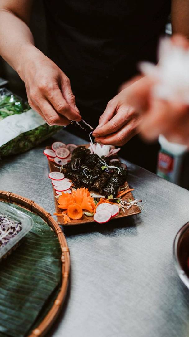 A circa 20 minuti da Alexanderplatz vi aspetta una cucina vietnamita 100% vegana e di ispirazione buddista