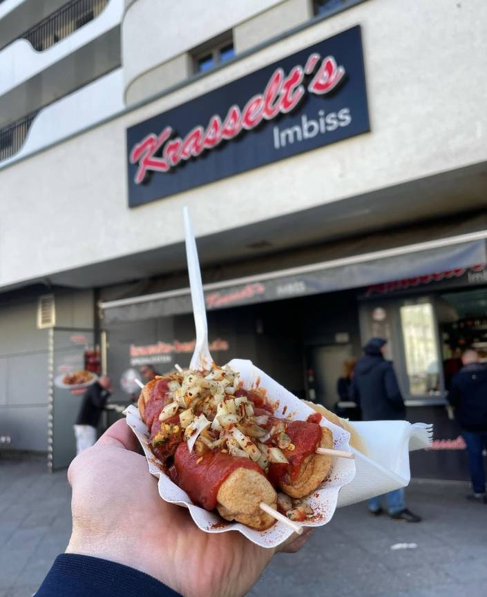 Puoi gustare un ottimo currywurst anche da Krasselt’s a Steglitz