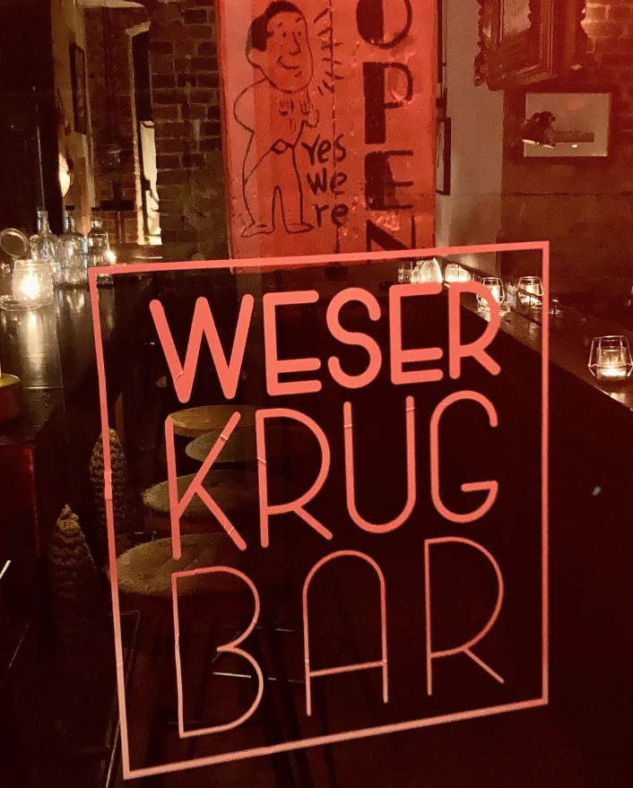 Le célèbre Weserkrug sur la Weserstraße
