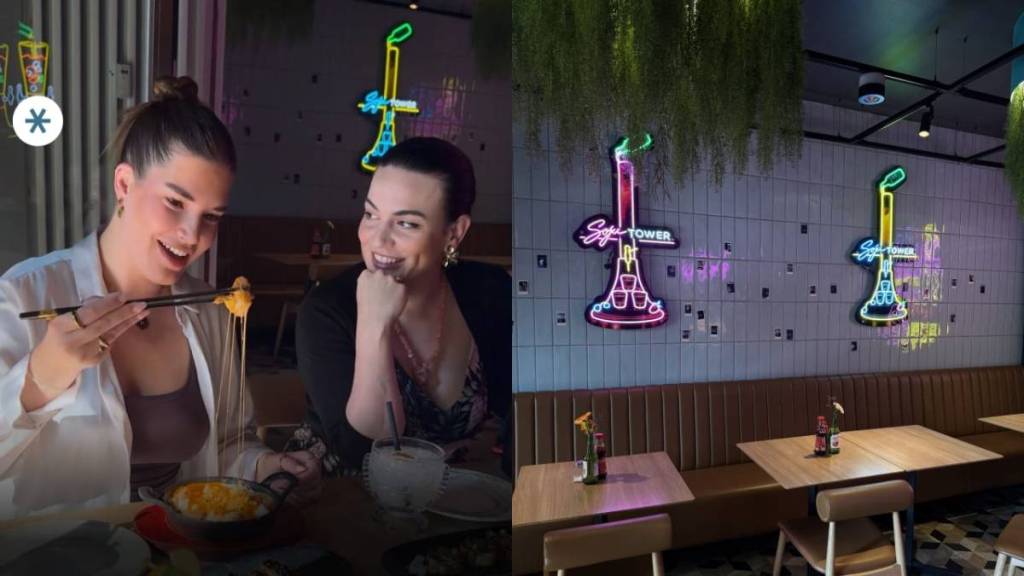 Au lieu des tapas espagnoles : le « Fusion Delight » à Kreuzberg sert des tours de plats asiatiques à partager – et du soju en bouteille de 1,5 litre directement depuis la tour à bière de table