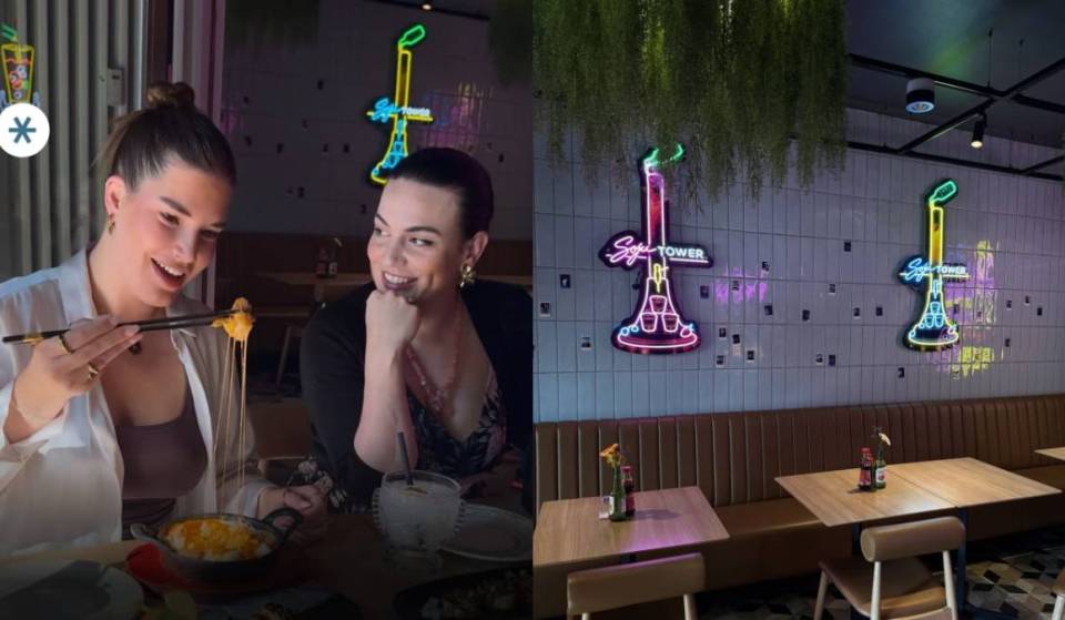 En lugar de tapas españolas: el «Fusion Delight» de Kreuzberg sirve menús asiáticos para compartir —y soju de 1,5 litros directamente de la torre dispensadora de la mesa—