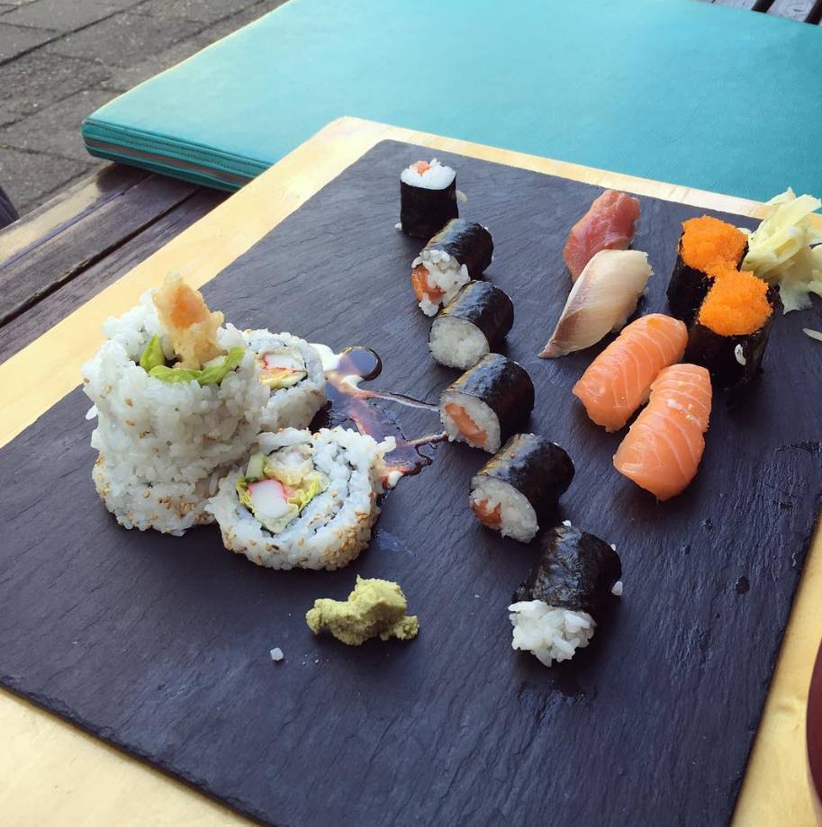 Delicious sushi at Sasaya in Prenzlauer Berg