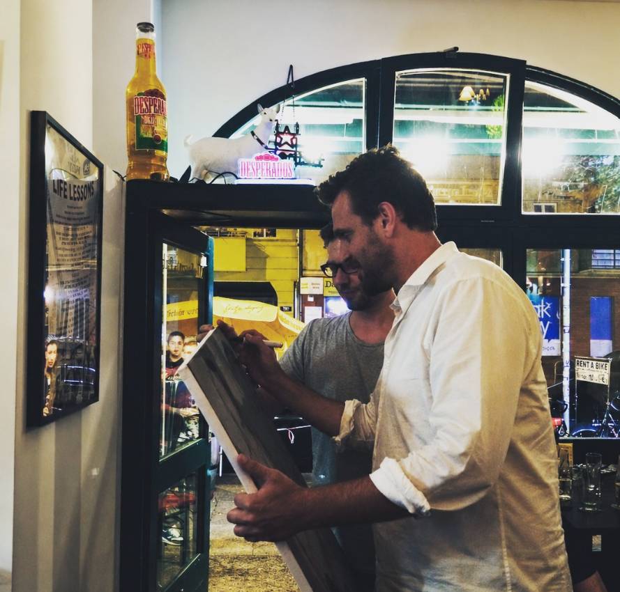 Auch der Schauspieler Jason Segel war schon im MacLaren's Pub in Berlin