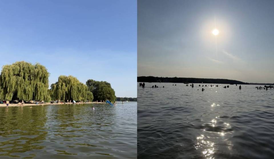 1,3 Kilometer Sandstrand in Berlin: Dieses Strandbad bietet selbst an heißen Sommertagen deutlich mehr Platz als andere Badeseen