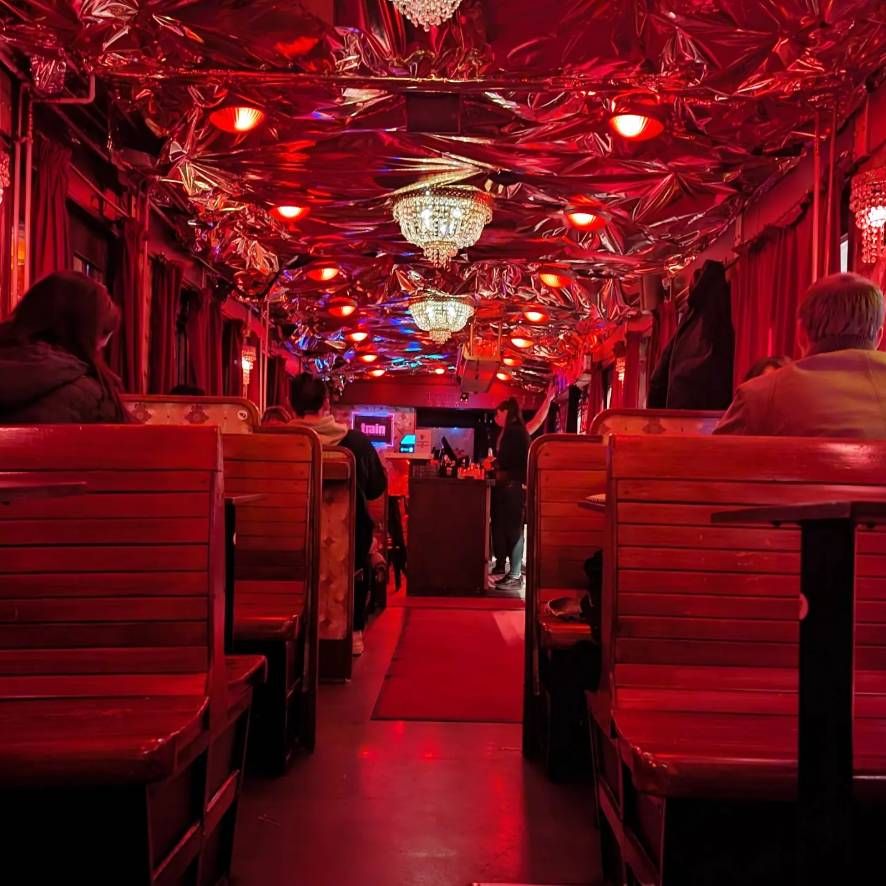 L’intérieur du Train Cocktailbar