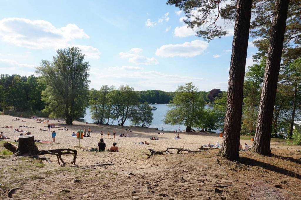 The beach at Kleiner Müggelsee