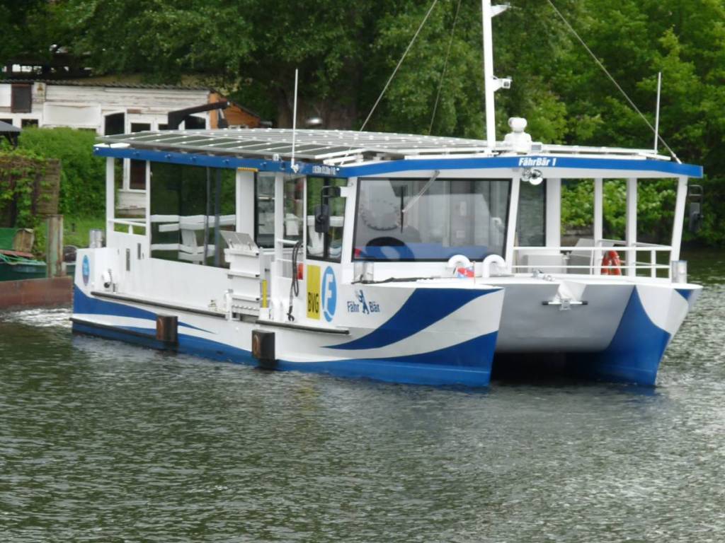 A relaxing trip on the BVG ferry across the small Müggelsee