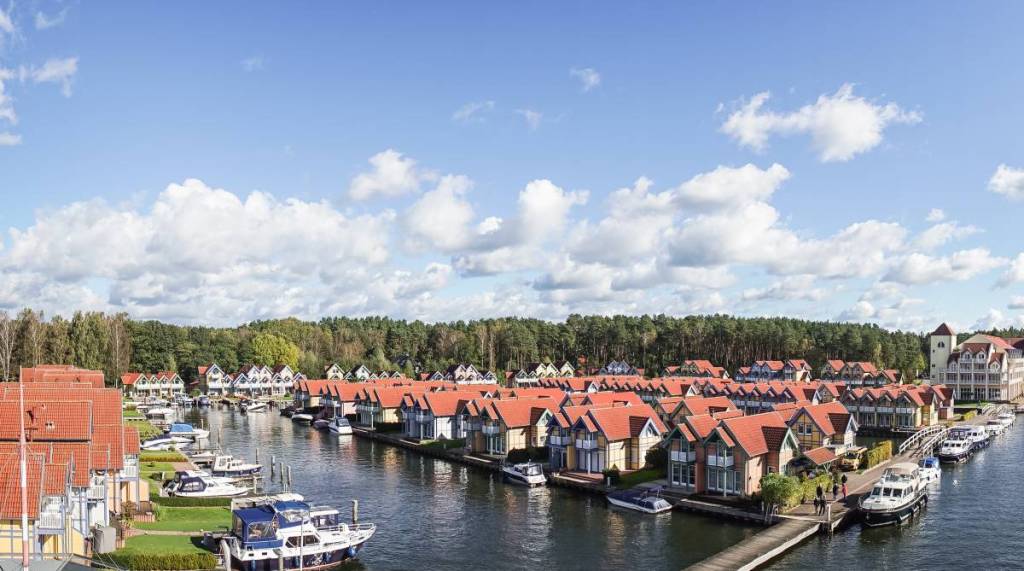 Het havenstadje in Rheinsberg