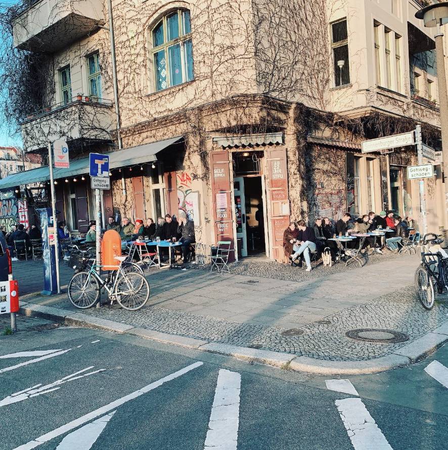 La Kohlenquelle a Prenzlauerberg vista dall’esterno