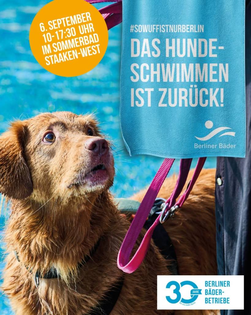 Met dit evenement sluit het zomerzwembad Staaken-West zijn zomerseizoen af