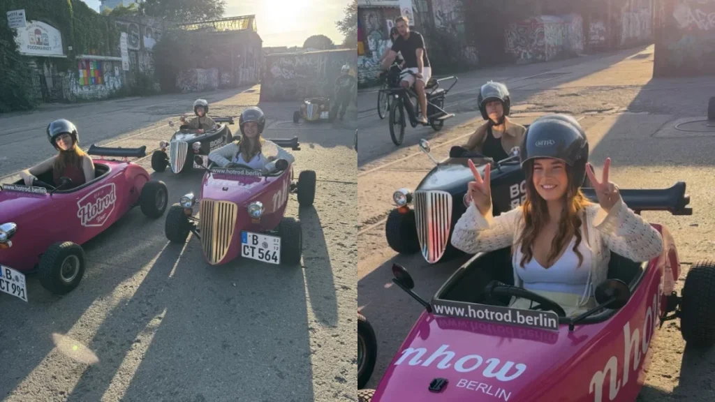 So steuerst du offene Mini-Hotrods am Brandenburger Tor vorbei – inklusive Gratis-Drink an der Spree