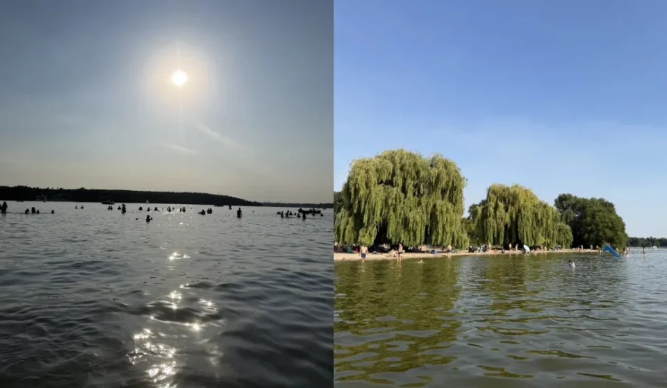 Strandbad Wannsee in Berlin: Video vom weiten Sandstrand