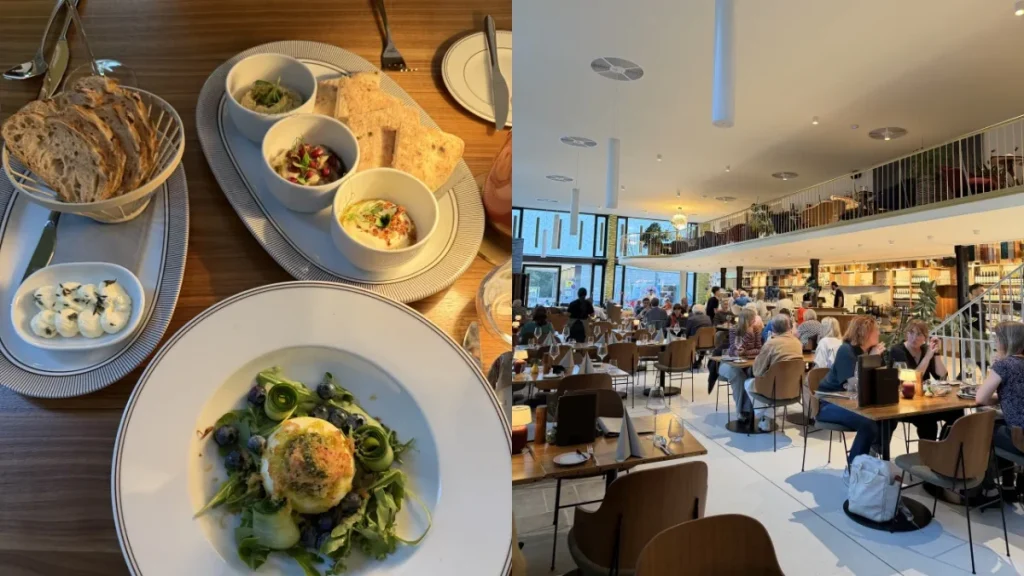 From the “glass spaceship” of the ’60s to a new “third home”: The historic “Mokke” in East Berlin is back—with a café, restaurant, and coworking space all under one roof