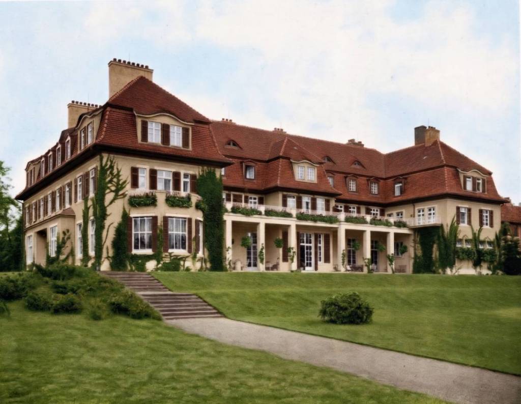 Die Rückansicht der Siemens-Villa