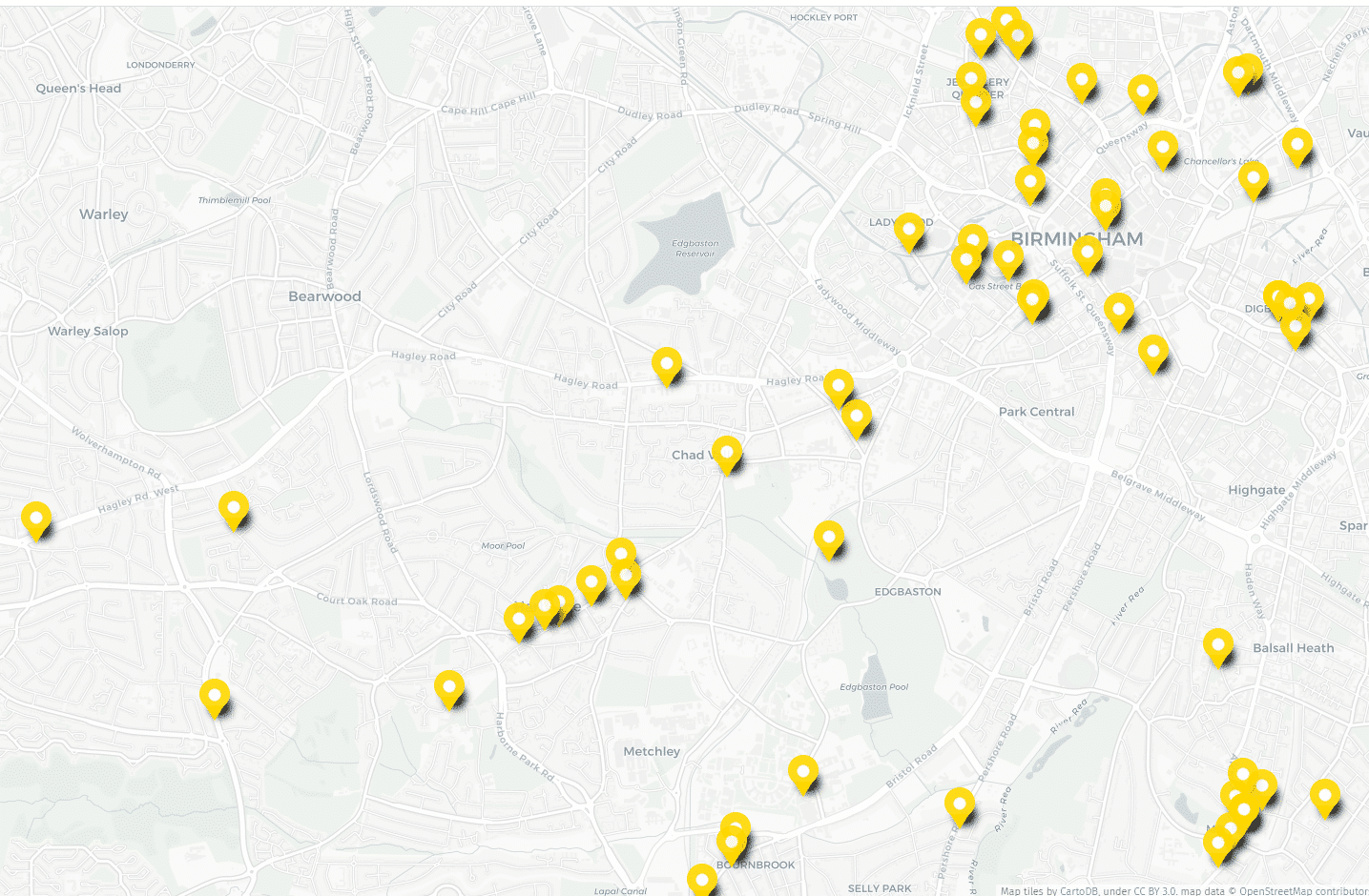This Map Shows All The Beer Gardens In Birmingham - Secret Birmingham