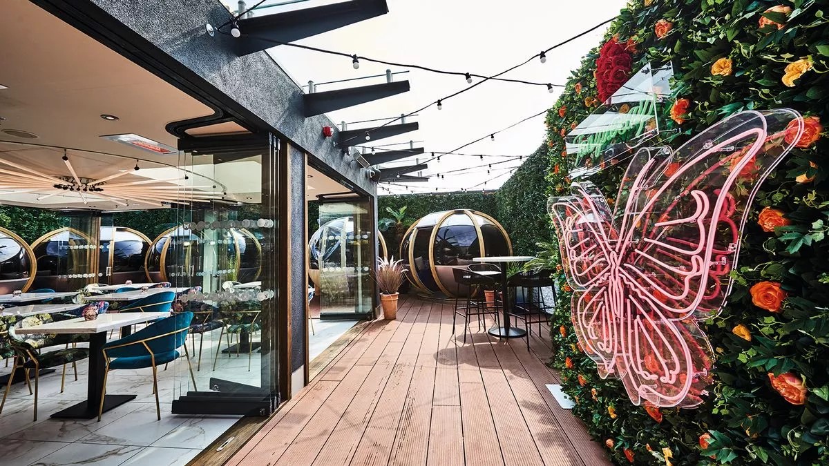 Sky Bar & Restaurant secret garden