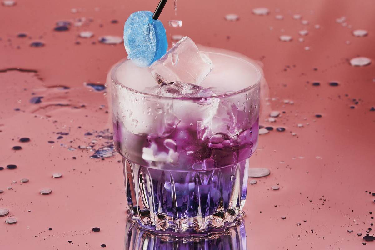 The Alchemist colour changing cocktail