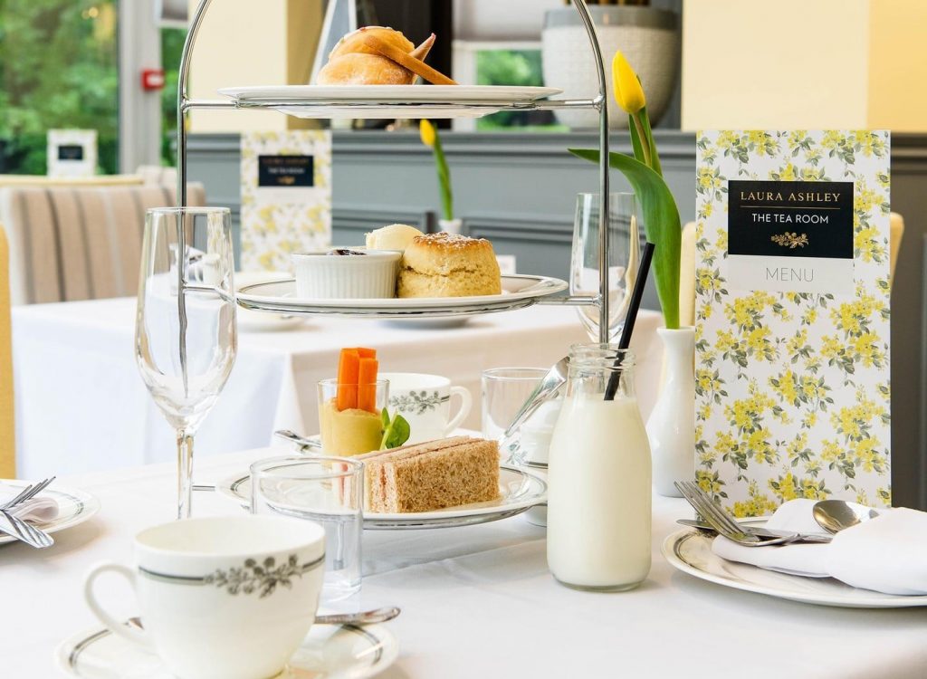 laura-ashley-tearoom-southcrest-manor-afternoon-tea-tier-with-scones-and-sandwiches