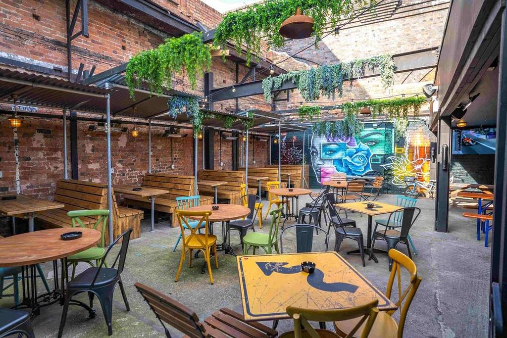 The Rainbow courtyard