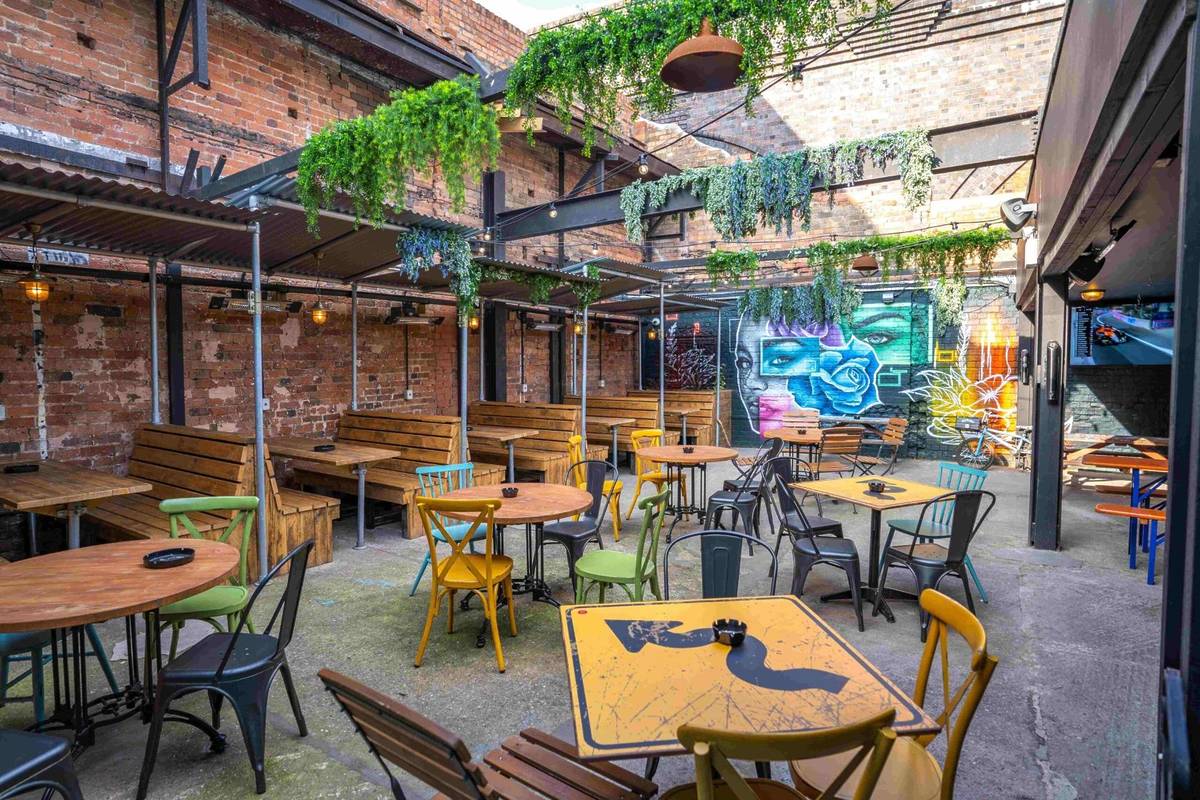 The Rainbow courtyard