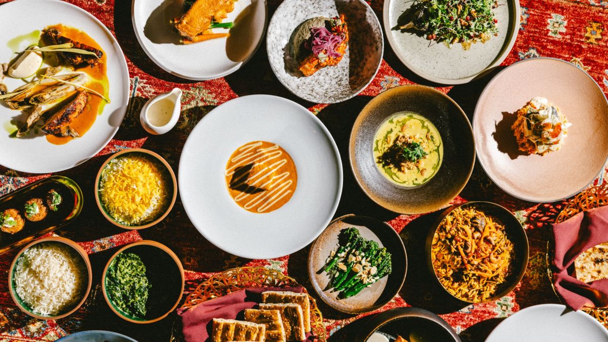 A spread of dishes from Baloci