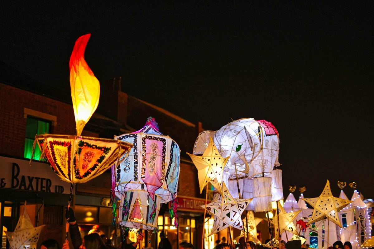 Black COuntry Living Museum Festival of Light lantern procession