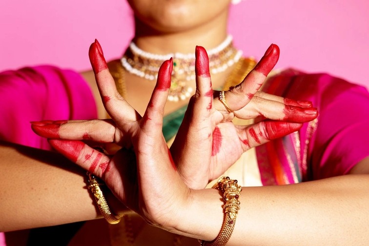 An Indian dancers hands