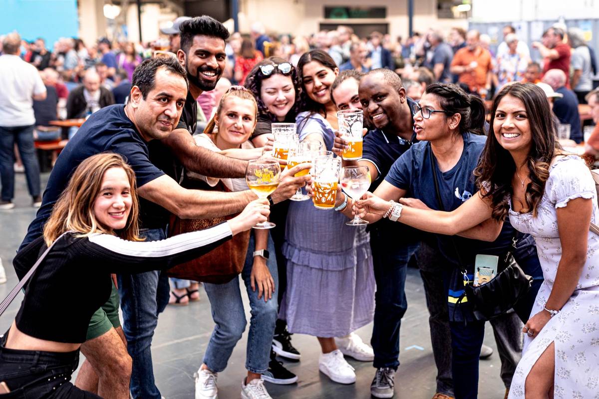Great British Beer Festival attendees