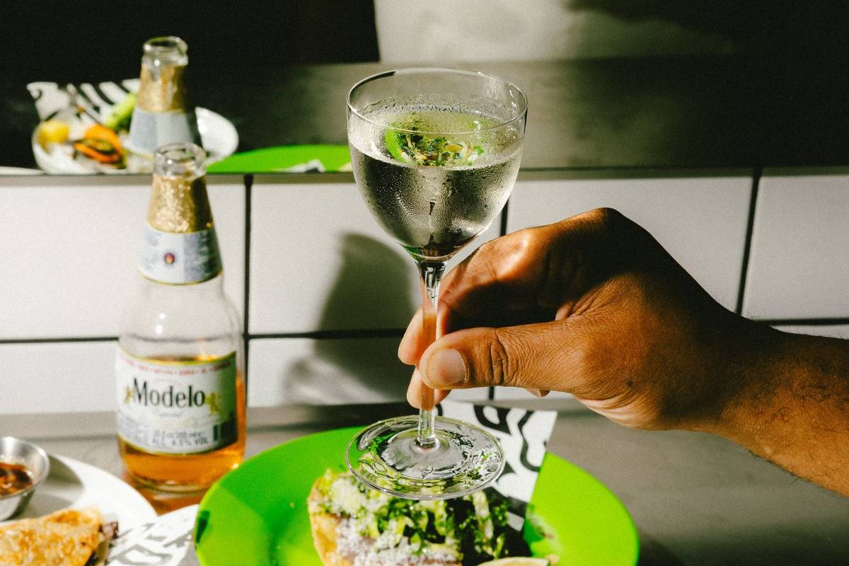 A cocktail created by Couch's bartender Kate for Perro