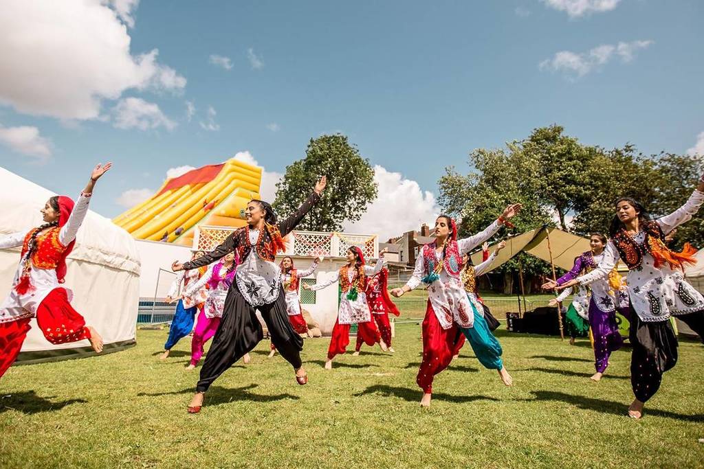 Dancers at Birmingham Mela