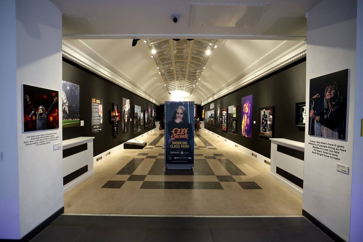 ozzy osbourne working class hero exhibition