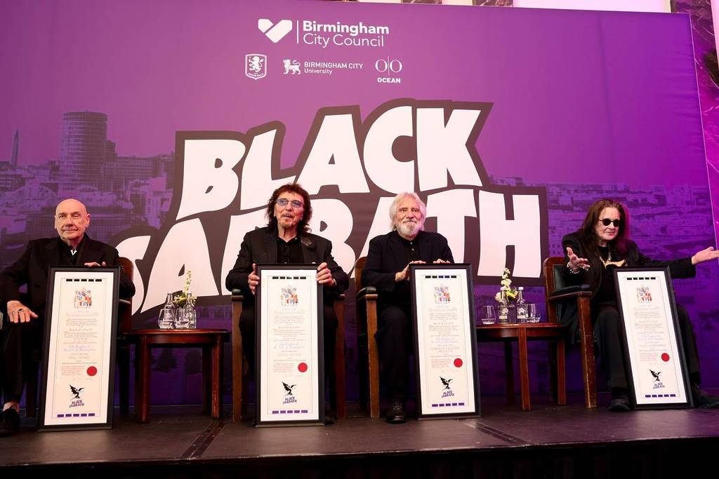 Black Sabbath with Freedom of the City honours