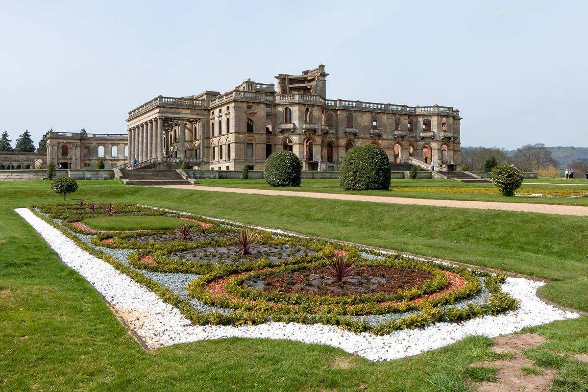 Witley Court ruins in Great Witley Worcestershire
