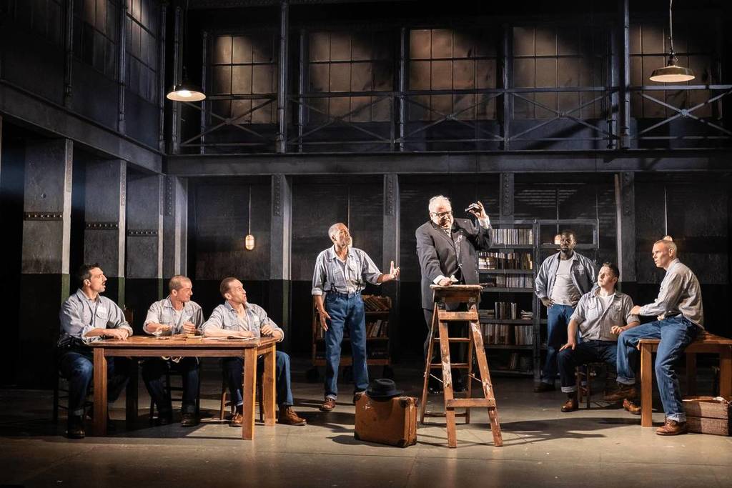Photography by Jack Merriman featuring the 2022-2023 touring cast of The Shawshank Redemption.  
