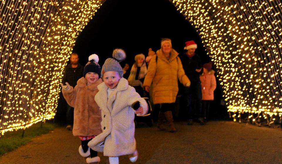Just An Hour From Birmingham, The West Midlands’ Biggest Christmas Light Trail Is Back This Winter, Alongside Ice Skating, UV Glow Crazy Golf And A Santa’s Grotto – And Kids Can Go FREE