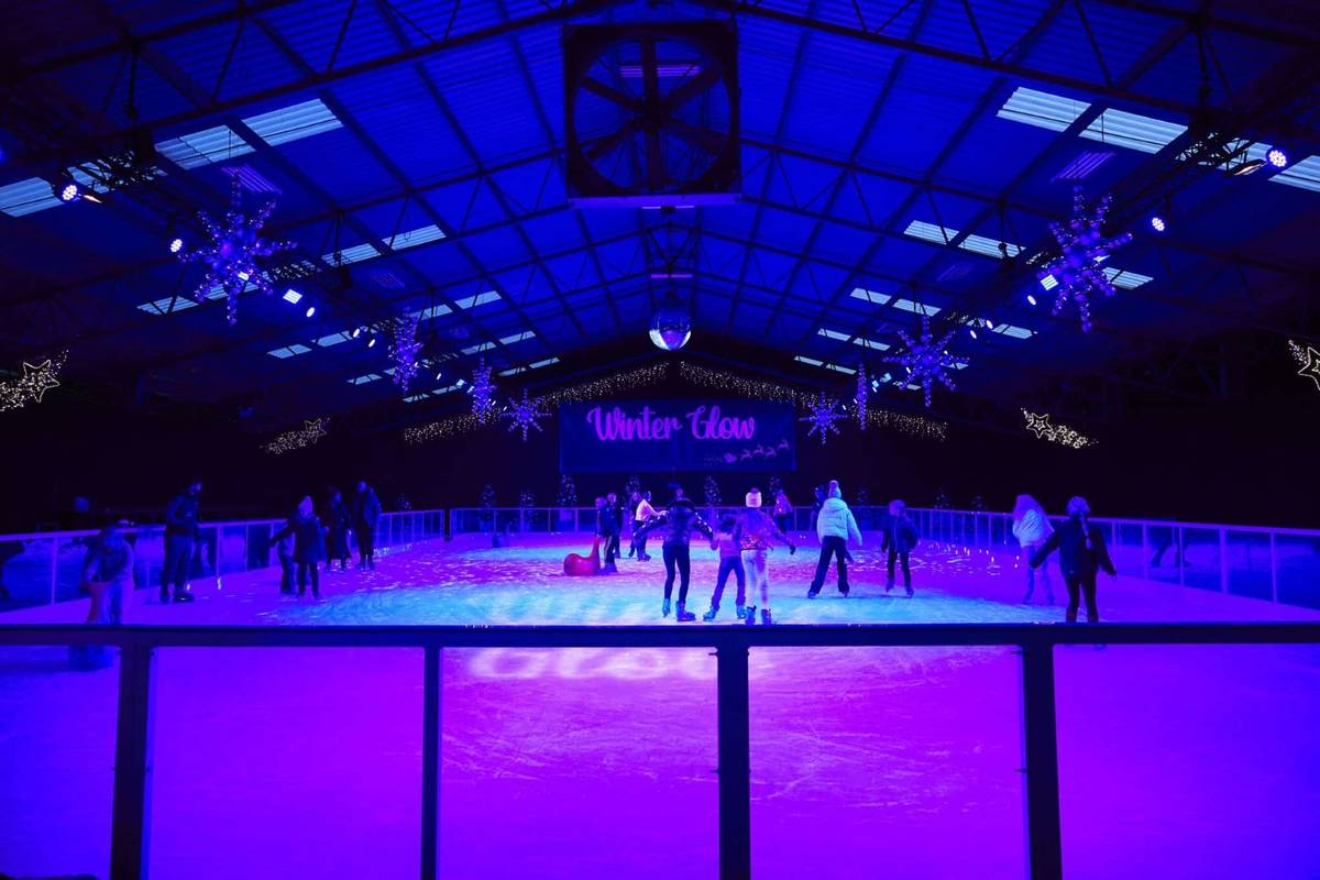 Ice rink at Winter Glow