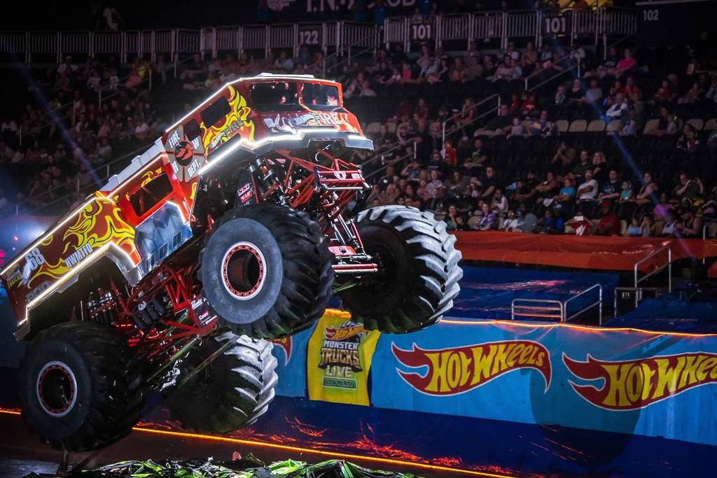 A Hot wheels monster truck