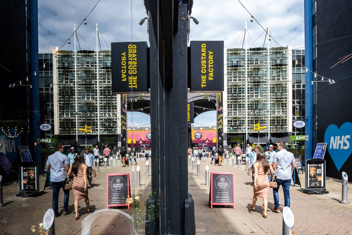 In 1906, Alfred Bird built a sprawling Digbeth factory to mass-produce custard; the once-abandoned site now thrives as Birmingham’s most vibrant creative quarter