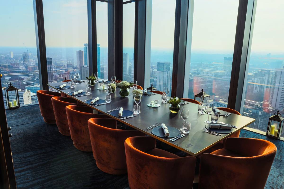 The former restaurant Orelle, now 24 Stories